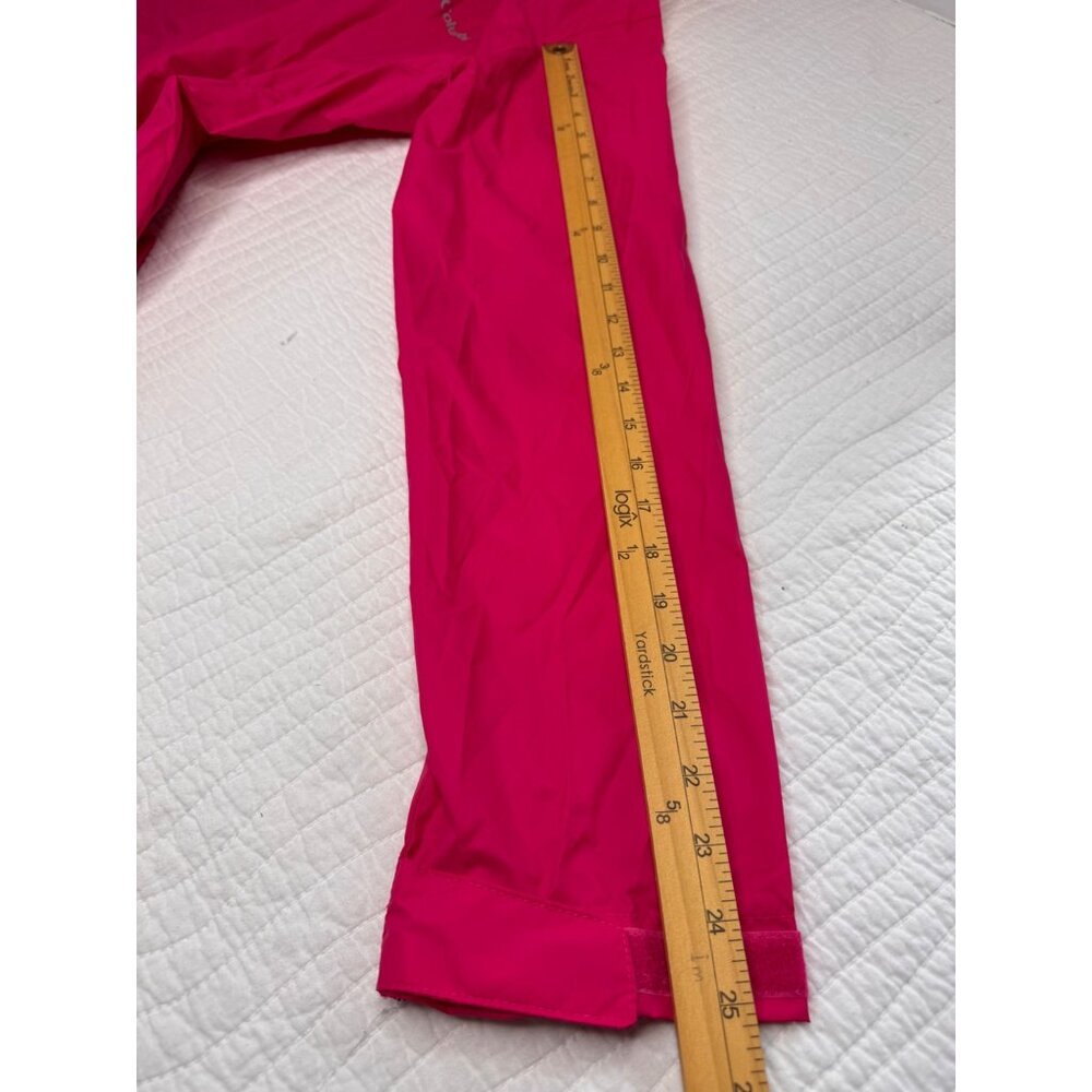 NWOT Columbia Woman Pink Windbreaker Hooded Travel Zip Up Jacket SZ L - Picture 13 of 15